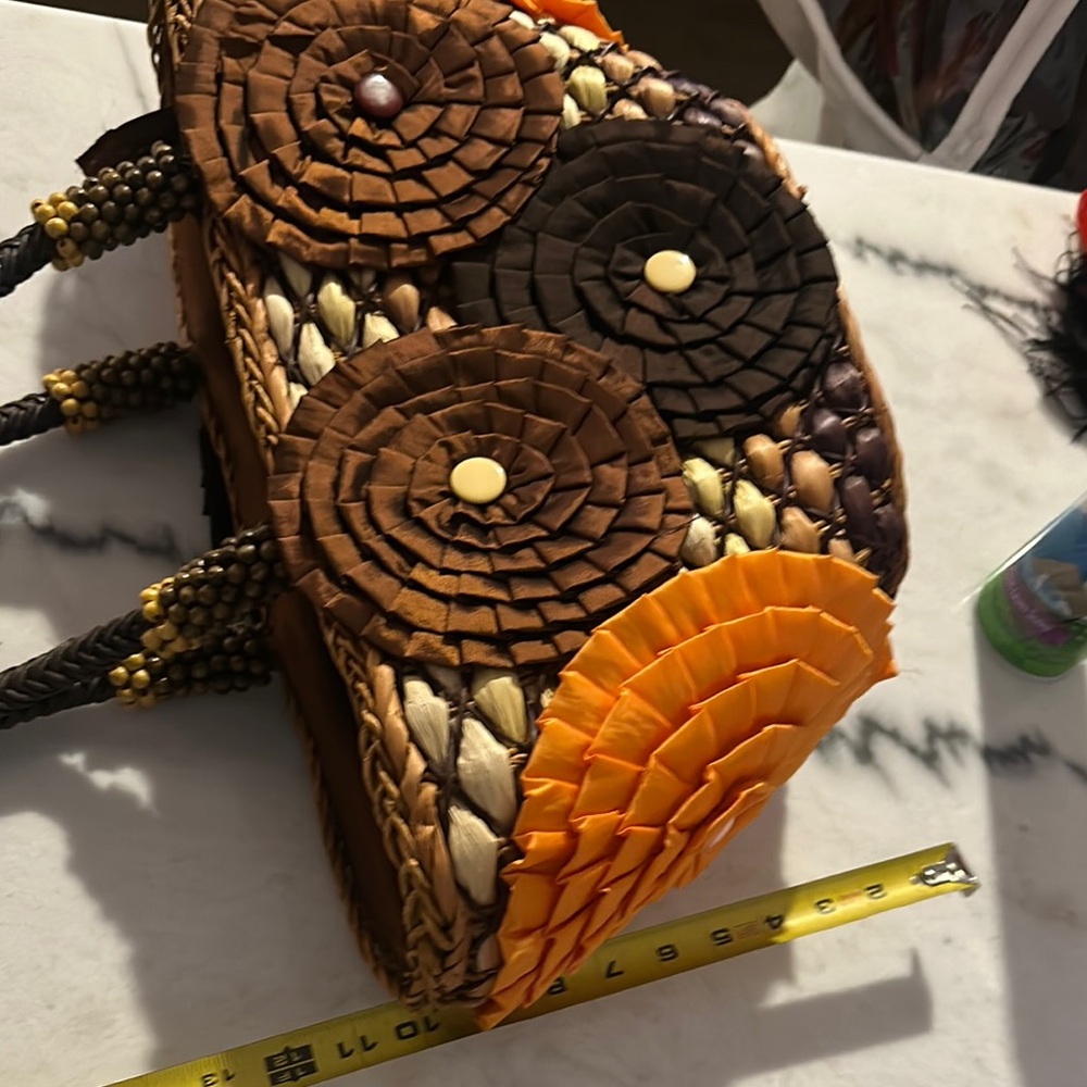 Chico's Brown and Tan Woven Tote